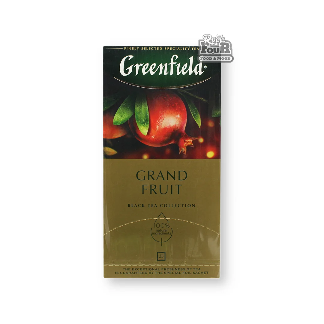 Սև թեյ «Greenfield Grand Fruit» բեյխային, նռան համով 25հատ